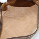 GUCCI GG Plus Supreme Boston Bag PVC Beige Gold Auth 166725-11