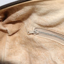 GUCCI GG Plus Supreme Boston Bag PVC Beige Gold Auth 166725-21
