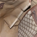 GUCCI GG Supreme Web Sherry Line Bag PVC Beige Gold Red 39 02 091 Auth 166726-18