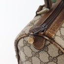 GUCCI GG Supreme Web Sherry Line Bag PVC Beige Red 012 3841 58 Auth 166727-20