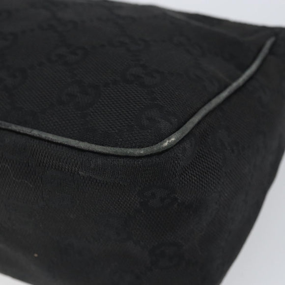 GUCCI GG Canvas Hand Bag Black 106644 Auth 166729