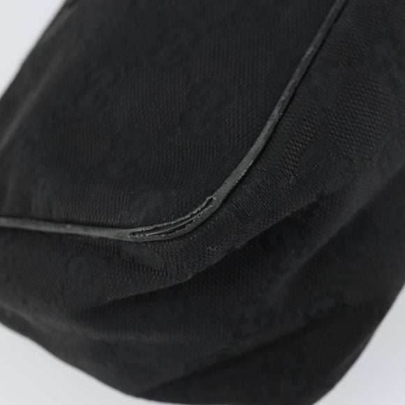 GUCCI GG Canvas Hand Bag Black 106644 Auth 166729