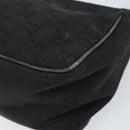 GUCCI GG Canvas Hand Bag Black 106644 Auth 166729-15