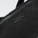 GUCCI GG Canvas Hand Bag Black 106644 Auth 166729-17