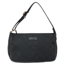 GUCCI GG Canvas Hand Bag Black 106644 Auth 166729-13