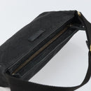 GUCCI GG Canvas Hand Bag Black 106644 Auth 166729-6