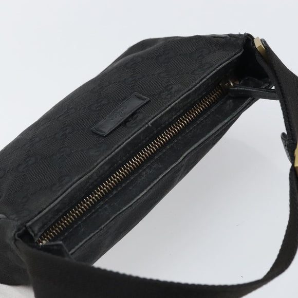GUCCI GG Canvas Hand Bag Black 106644 Auth 166729