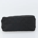 GUCCI GG Canvas Hand Bag Black 106644 Auth 166729-5