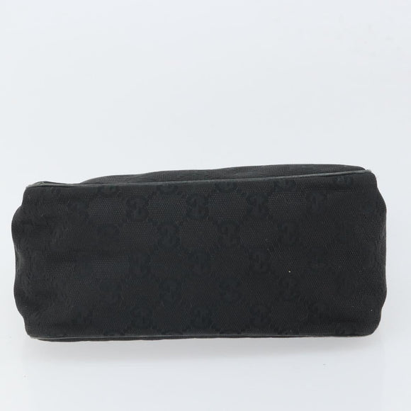 GUCCI GG Canvas Hand Bag Black 106644 Auth 166729