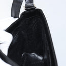GUCCI Shoulder Bag Leather Black Silver Auth 166730-18