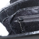 GUCCI Shoulder Bag Leather Black Silver Auth 166730-20