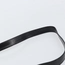 GUCCI Shoulder Bag Leather Black Silver Auth 166730-8