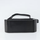GUCCI Shoulder Bag Leather Black Silver Auth 166730-9