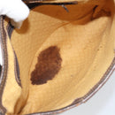 GUCCI GG Supreme Web Sherry Line Shoulder Bag PVC Beige Gold 201446 Auth 166734-11