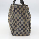 GUCCI GG Canvas Sherry Line Tote Bag Navy Red 145758 Auth 166735-4