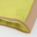 GUCCI Jackie GG Canvas Hand Bag Yellow Silver 002 1065 Auth 166737-13