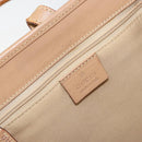 GUCCI Jackie GG Canvas Hand Bag Yellow Silver 002 1065 Auth 166737-17