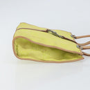 GUCCI Jackie GG Canvas Hand Bag Yellow Silver 002 1065 Auth 166737-4