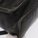 GUCCI Bamboo Backpack Leather Black Gold 003 2058 0016 Auth 166739-9