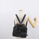GUCCI Bamboo Backpack Leather Black Gold 003 2058 0016 Auth 166739-26