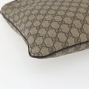 GUCCI GG Supreme Shoulder Bag PVC Beige Gold 201446 Auth 166741-11