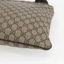 GUCCI GG Supreme Shoulder Bag PVC Beige Gold 201446 Auth 166741-12
