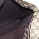 GUCCI GG Supreme Shoulder Bag PVC Beige Gold 201446 Auth 166741-18