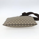 GUCCI GG Supreme Shoulder Bag PVC Beige Gold 201446 Auth 166741-9