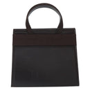 Salvatore Ferragamo Vala Hand Bag Leather Brown Gold Auth 166743-2