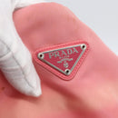 PRADA Tote Bag Nylon Pink Silver Auth 166750-17
