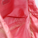 PRADA Tote Bag Nylon Pink Silver Auth 166750-19