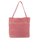 PRADA Tote Bag Nylon Pink Silver Auth 166750-2