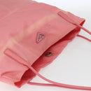 PRADA Tote Bag Nylon Pink Silver Auth 166750-6