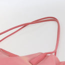 PRADA Tote Bag Nylon Pink Silver Auth 166750-8