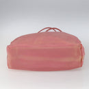 PRADA Tote Bag Nylon Pink Silver Auth 166750-5
