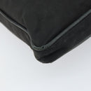 PRADA Shoulder Bag Nylon Black Silver Auth 166754-15