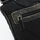 PRADA Shoulder Bag Nylon Black Silver Auth 166754-18