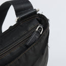 PRADA Shoulder Bag Nylon Black Silver Auth 166754-20