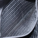 PRADA Shoulder Bag Nylon Black Silver Auth 166754-25