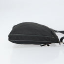 PRADA Shoulder Bag Nylon Black Silver Auth 166754-3