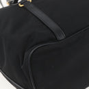 PRADA Tote Bag Nylon Black Gold Auth 166756-16