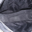 PRADA Tote Bag Nylon Black Gold Auth 166756-11