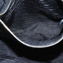 PRADA Tote Bag Nylon Black Gold Auth 166756-23