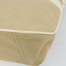PRADA Sports Shoulder Bag Canvas Beige Silver Auth 166757-15