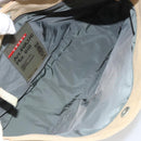 PRADA Sports Shoulder Bag Canvas Beige Silver Auth 166757-10