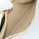 PRADA Sports Shoulder Bag Canvas Beige Silver Auth 166757-24