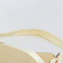 PRADA Sports Shoulder Bag Canvas Beige Silver Auth 166757-14