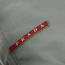 PRADA Sports Shoulder Bag Canvas Gray Silver Auth 166758-17