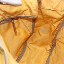 PRADA Tote Bag Nylon Yellow Silver Auth 166759-22