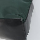 PRADA Shoulder Bag Nylon Khaki Silver Auth 166760-9